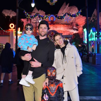 Taking in the lights and sights in Radiator Springs at Cars Land.